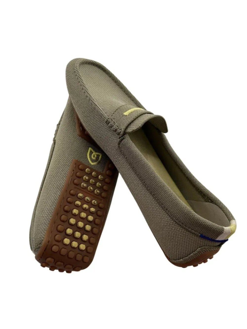 Rothy's The Driver Loafers Shoes Womens 11.5 US Tan Yellow Driving Slip On